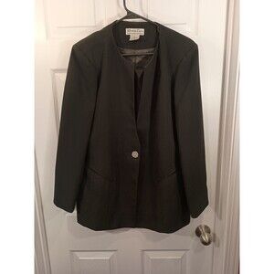 Allyson Cara Blazer Jacket Size 10 Black